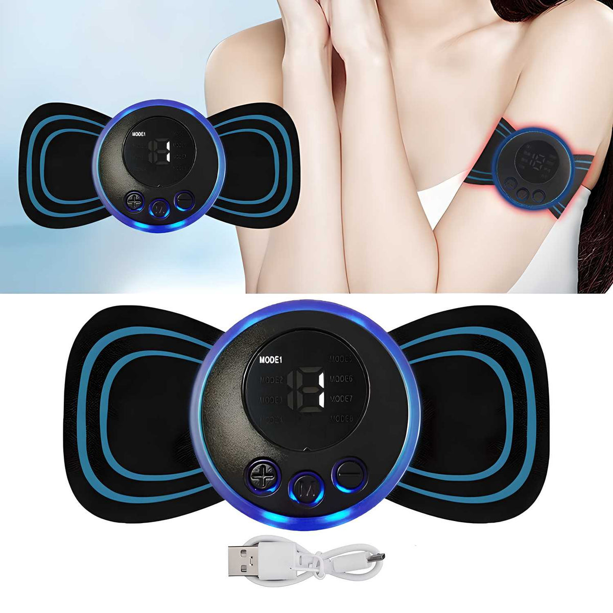 SNEKRA EMS massager for arm shoulder pain relief for women portable
